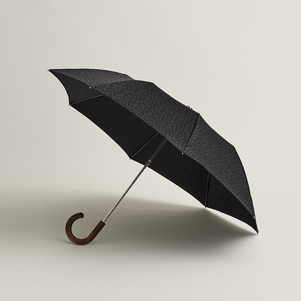 【雨の日も主役級】HERMES Pluie de H ロング傘 Pluie de H folding umbrella | Hermès Mainland China